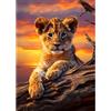 MAXBYE 5D Tigre Diamond Painting Kit, Animale Pittura Diamante per Adulti Bambini, Strass Diamante Ricamo Punto Croce Painting by Numbers per Decorazione Parete di Casa 30x40cm