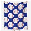 FCXVXCL Baseball Coperta di Flanella Morbida e Confortevole del Fumetto con Simpatici Divertenti e Colorati Motivi del Fumetto Adatto per Divani letto Bambini Decorazione 100 x 150CM