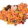 HONGECB Zucche Artificiali per Autunno, Set di Decorazioni Autunnali, Mini Zucche Artificiale Simulazione Ghiande Foglia d'Acero Bacche, per Festa del Ringraziamento Natale Decorazioni per la Casa, 50 pezzi