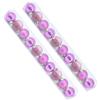 OXYN Palline Natalizie Miste Albero di Natale Set Decorativo in Plastica con Palline Lucide, Opache e Brillantini Colori Addobbi Festivi per Casa, Negozio, Matrimonio (Fucsia, 20pz Diametro 4cm)