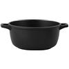 Home ANTIK ARS Home Grand Chef Casseruola Antiaderente con 2 Manici, Alluminio Pressofuso, Nero, 18 cm