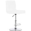 ZZDZW Coprisgabello da Bancone da Pub Coprisgabelli Cucina con Schienale, Fodere Antipolvere Lavabili Elastiche per La Cucina della Sala da Pranzo Copri Sgabello da Bar ( Color : White , Size : Set of 4 )