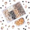 JETOP Stelle Marine e Conchiglie Decorative Piccole, 110 Conchiglie e Stelle Marine Naturali Conchiglia Mare Stelle Marine Ecorative come Decorazioni Estive Decorazioni Marine per Festa Tema Mare