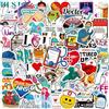 Zhlearda Nurse Stickers, 100 Pezzi - Set di Adesivi per Attrezzature Mediche, Divertenti e Cute, Impermeabili per Laptop, Skateboard, Bottiglia d'Acqua