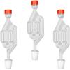 0XBIT Gorgogliatore Fermentazione, 3 Pezzi Airlock di Fermentazione, Gorgogliatori on Coperchio in Plastica, Tubi di Fermentazione, Utilizzato per Preparare Birra, Vino, Crauti Fermentati 0XBIT