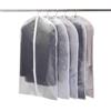 IOHAOSF Borsa per vestiti 5 sacchetti per abiti, cappotti, giacche, camicie, abiti da sera Tessuto traspirante trasparente 60 x 140 cm