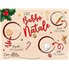 POINT. Vassoio Personalizzato per Snack di Babbo Natale, Piatto della Vigilia di Natale, Vassoio per Latte e Biscotti