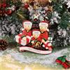 Lam Hub Fong Decorazioni Natale Personalizzate 2025 Ornamento Natalizio Personalizzato per la Famiglia Albero di Natale Decorazioni Regali Personalizzati
