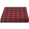 SaRani Telo Arredo Copritutto Gran Foulard Copriletto Copridivano Fantasia Natale Rosso (Scozzese)