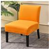 FAIRUO Copripoltrona Senza Braccioli, Fodera per Sedia Senza Braccioli Accent Poltroncina Coprisedia Stampato Elasticizzati (Color : #6, Size : 1 Pezzo)