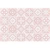 WALPLUS Set di adesivi da parete Sevilla Ligh rosa spagnolo - 15 x 15 cm (6 x 6 pollici) - 24 pezzi, arte fai da te, decorazioni per la casa, decalcomanie, decorazioni per la cucina, idee per il bagno