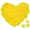 QUARKZMAN Seta Artificiale Fiore Rosa Petali, Giallo Matrimonio Finto Fiori 2 x 2 per Matrimonio Centrotavola, Festa Decorazione 1200pz
