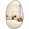GOQELK Specchio Asimmetrico da Parete Irregolare - Unico Cosmetico, Grande e Decorativo per Soggiorno, Bagno, Camera da Letto - 85 x 52 cm