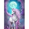 QENSPE Diamond Painting cavallo, Kit per Diamond Painting 5D, Pittura Diamante Fai da Te, Diamond Painting Kit Completo moon Diamond Painting Bambini, Decorazione per Casa e Pareti 30x40cm
