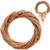 KADAX Ghirlanda Decorativa in Vimini Naturale e Rattan - Decorazione per Porta, Tavolo e Finestre