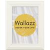 Wallazz Cornice Portafoto in Legno Pregiato - Made in Italy - Vetro Sintetico Infrangibile Crilex - Disponibile in Diverse Varianti - Design Italiano e Qualità Artigianale, 60x80cm Bianco