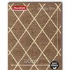 Floordirekt Tappeto da passatoia Cosenza, design moderno a rombi, lavorazione di alta qualità, dorso antiscivolo, disponibile in 5 colori e diverse dimensioni (80 x 150 cm, marrone)