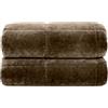 PARAMAISON Trapunta Matrimoniale Velluto, Piumone Ipoallergenico, Design Quadri, Morbida e Caldissima 350gr/mq | 260x270 cm Bronzo