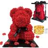 GRINADA® Orso Di Rose 40 Cm Grande - Orsacchiotto Di Fiori Teddy Bear - Idea Regalo Per Fidanzata, Compleanno, Anniversario, San Valentino