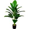 AIVORIUY Piante Finte da Interno con Vaso, Alberi Artificiali Piante Artificiale Grandi Decorazioni Esterno Salotto Balcone Camera da Letto Aesthetic Room Decor Giardino (80cm Banana Verde)