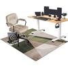 EYKWKB Tappeto Sedia Gaming Antiscivolo 130 x 150 cm | Tappetino di Protezione per Pavimento | Office Tappeto Salvapavimento Protezione Parquet e Pavimenti Duri | Tappeto Salva Parquet