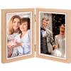 Peygre 1 Pz Cornice Foto, Legno, Vetro Resistente, 10x15 cm