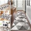 Ruxevnsy Tappeto Runner per Corridoio Tappeto Cucina Antiscivolo Lavabile Moderno 80 x 180 cm Tappeto Passatoia da Ingresso Pelo Corto, Tappeto Lungo per Soggiorno, Camera da Letto, Lavanderia, Entrata