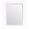 Select Mirrors Specchi Select - Specchio da parete Rhone - Vintage francese - Stile barocco rococò - Decorazione elegante e chic per la casa - Legno massello - Finitura a mano - Bianco opaco - 50 cm x 60 cm