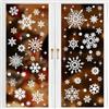 UEOTO Fiocco di Neve Adesivo Vetrofanie Natalizie, 9 Adesivi Natalizi per Finestre Riutilizzabili Decorazioni Natalizie per la Casa Stickers Natalizi per Vetrine Negozio Grandi Decorazioni Natale Bianchi