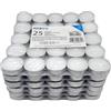 SWEEPING Tea light Candele Bianche - Set da 150 Candele tealight Durata 3 ore di Combustione - Lumini Bianchi