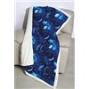 lovelyhome Lovely Home COPERTA PLAID IN PILE DOPPIO AGNELLATO SPACE PLANET (200x230 cm)