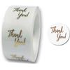 ATBEAMEN 500 adesivi Grazie, etichette adesive rotonde colorate da 3,8 cm/1,5 pollici per regali di ringraziamento, matrimoni, compleanni, sacchetti per feste, confezioni regalo, piccoli adesivi in carta