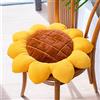 Morbuy Cuscini per Sedia a Forma di Fiore, Cuscino Morbidi in Peluche,Tatami Nordico Angolo di Lettura Cuscini Decorativi, per Giardino, Sedie da Ufficio,Camera da Letto (Girasole,68x68cm)