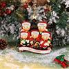 Lam Hub Fong Decorazioni Natale Personalizzate 2025 Ornamento Natalizio Personalizzato per la Famiglia Albero di Natale Decorazioni Regali Personalizzati