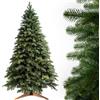 Evergreen Tree® Albero di Natale 250 cm Realistico - 100% Stampato a Iniezione, Rami Folti e Naturali - Albero di Natale Artificiale con Supporto in Legno, Prodotto in UE - Christmas Tree