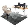 EYKWKB Tappeto Salvapavimento | Tappeto Sedia Gaming/Tappeto Ufficio | Tappeto per Sedia con Ruote | Tappeto Gaming Pavimento 80 x 120 cm