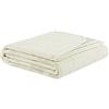 LANEROSSI Coperta Matrimoniale Maxi Angelica, 100% Lana Vergine, 230x270, Bianco/Tortora