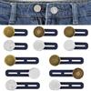 AOZUO 12 pezzi Estensione per pantaloni, bottone per pantaloni, pantaloni e donne