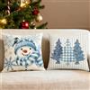 WEITAPYT 2 PCS Natale Federe Cuscini, Fodere per Cuscini Natale, Cuscino Natalizio, Natales Federe Cuscino 45 X 45, Decorazioni Natalizie Adatte A Camere da Letto, Divani E Letti/B