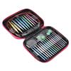 VOBOR Set di Ferri da Maglia,26pcs Alluminio Intercambiabili Circolari Staccabili Uncinetto Ferri da Maglia Gancio Crochet Circolari 32cm/38cm/42.5cm/55cm per Il Lavoro a Maglia Fai-da-Te Fatto a Mano