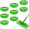 leruiyezs 8 Panni Riutilizzabili Microfibra per Swiffer Mop, Cuffiette di Ricambio per Swiffer Lavapavimenti, Panni Swiffer Catturapolvere, Compatibili con Swiffer Floor Mop, 25,4x11,5 cm