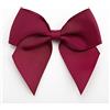 Italian Options Fiocchi grandi in grosgrain autoadesivi, confezione da 6 pezzi, larghezza fiocco 10 cm, bordeaux