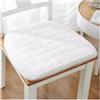 MCNDSI Cuscino Per Sedia Da Pranzo in Velluto Set 4/2/1, Cuscino Per Sedia Cuscini Per Sedia,Cuscini Per Sedia Da Pranzo Trapezio,Cuscino Confortevole Resistente, Facile Da Pulire(Bianco,40*43cm (1pack))
