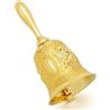DIELIANHUA Campanello a Mano in Metallo, Campana con Maniglia, Campane di Natale - Classico per Ristorante, Hotel, Bar, Reception