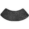Oniissy Tappetino da doccia curvo assorbente, sofisticato tappetino da bagno curvo che garantisce sicurezza ed eleganza combinati, lavabile, sicuro ed elegante (nero)