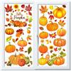 HOWAF 9 Adesivi per Finestra del Thanksgiving, Vetrofanie per Finestre Decorazioni Autunnali Zucche Decorative Autunnali Adesivi Decorativi Foglie Autunnali Vetrofanie Autunnali Autunno Decorazioni