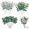 JOZMMZEOOA Eucalipto Rami Secchi Decorativi Foglie Eucalipto Decorazioni Fiori Artificiali Steli per Decorazione Della Casa Della Tavola Natalizia DIY (Eucalipto)