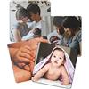 Panorama Calamite Frigorifero con Foto Personalizzata Quadrato 5x5 cm - Confezione da 4 Unità - Magnete da Frigo