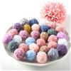 ToBeIT 100 pezzi pompon colorati Decorativo Pom Poms 2.5cm Craft per L'artigianato Decorazione Fai da Te