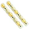 OXYN Palline Natalizie Miste Albero di Natale Set Decorativo in Plastica con Palline Lucide, Opache e Brillantini Colori Addobbi Festivi per Casa, Negozio, Matrimonio (Oro, 16pz Diametro 5cm)